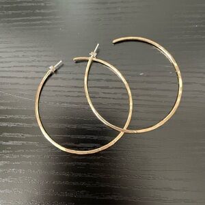 🌟HAMMERED GOLD HOOPS🌟